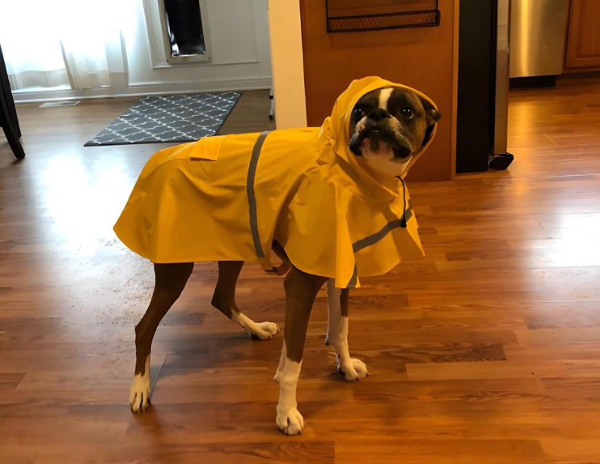 Dog raincoat
