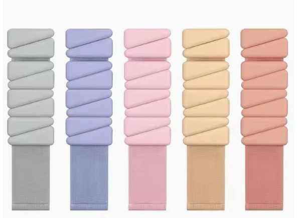 Adjustable silicone weight-bracelet for yoga and fitness image