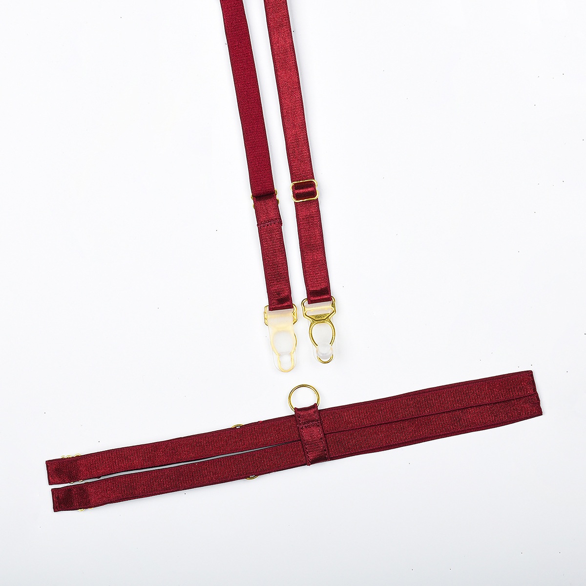 Sexy lace sheer lingerie set - four-piece set image