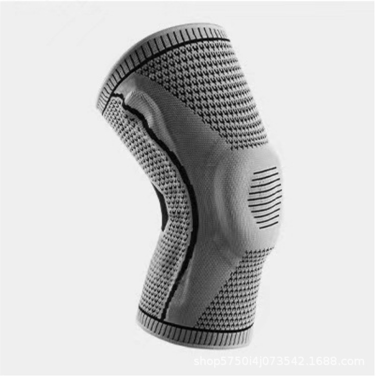 Outdoor sports silicone nylon knee pads