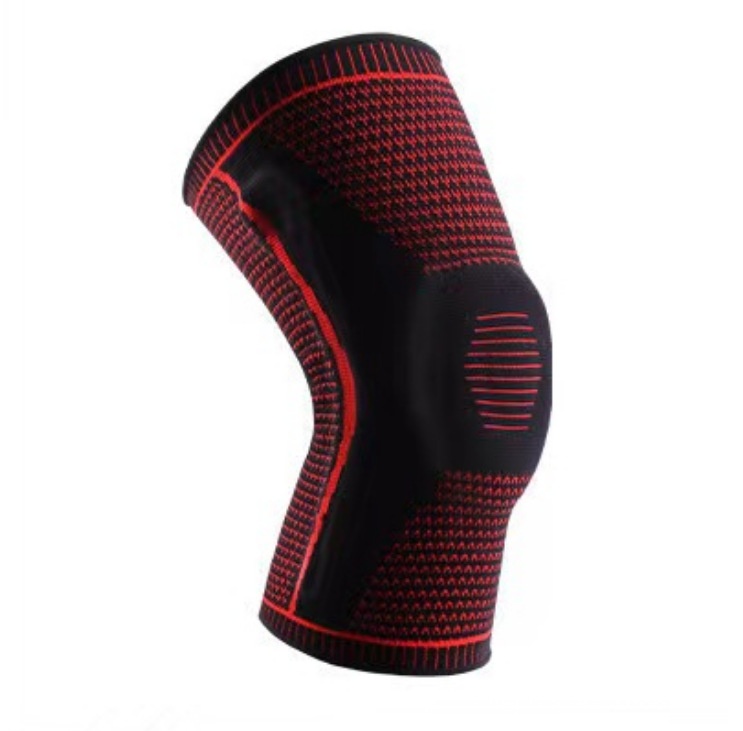 Outdoor sports silicone nylon knee pads