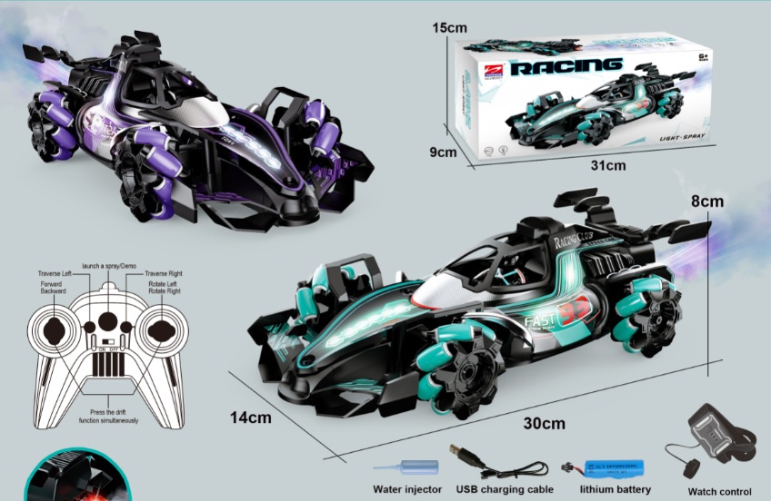 Spray F1 2.4G Remote Control Car Gesture Sensing Racing Car