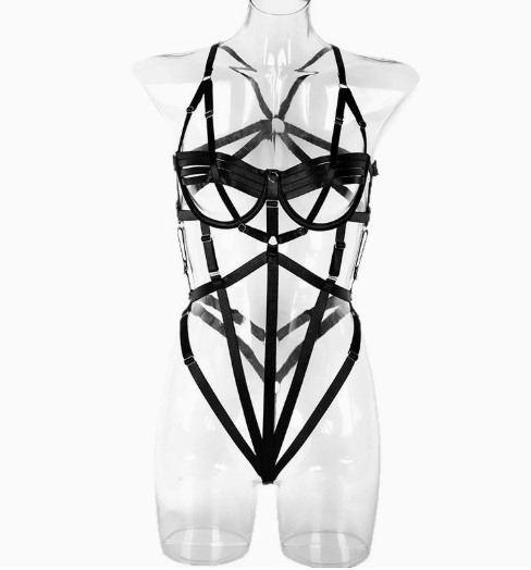 Cross-over patchwork dress image