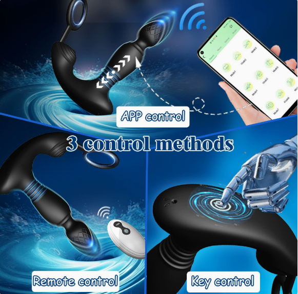 Telescopic prostate massager