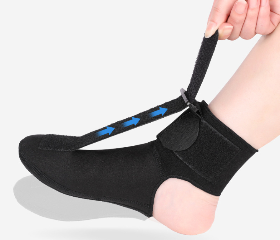 Foot inversion/outversion brace or foot drop orthosis