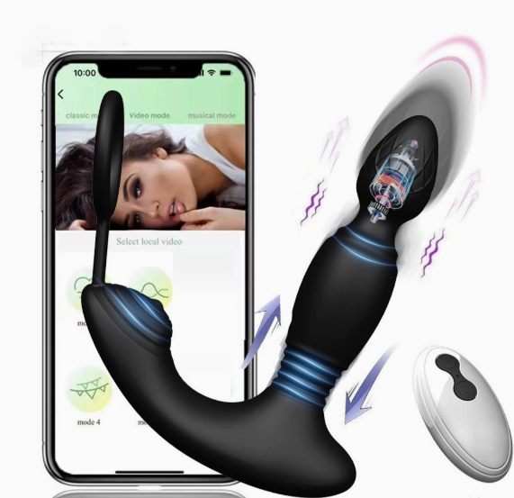 Telescopic prostate massager
