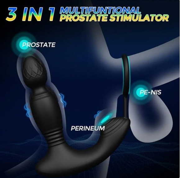 Telescopic prostate massager