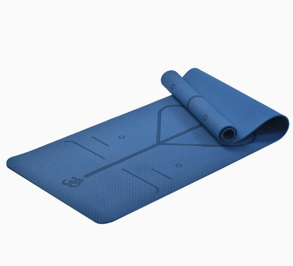 Fitness exercise anti slip yoga mat image