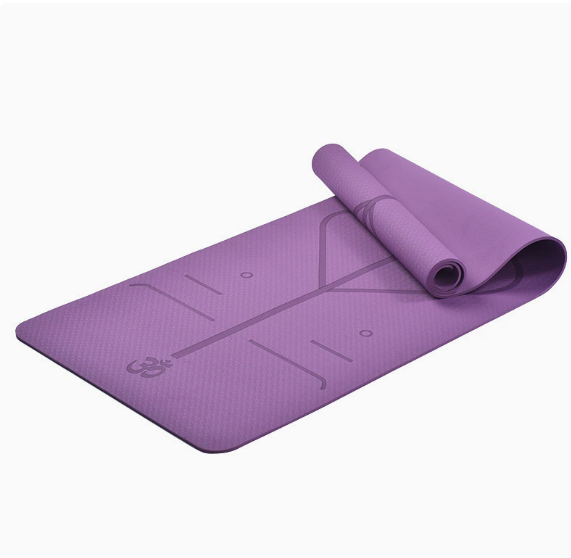 Fitness exercise anti slip yoga mat