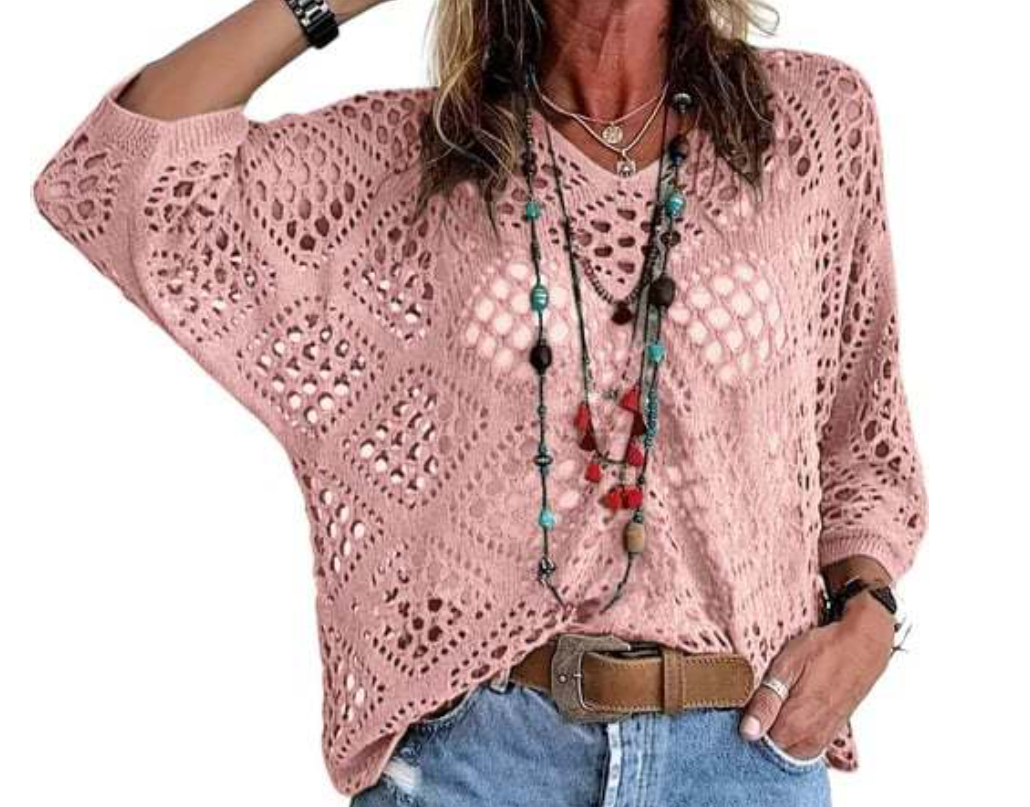 Women's sweater cover-up knitwear