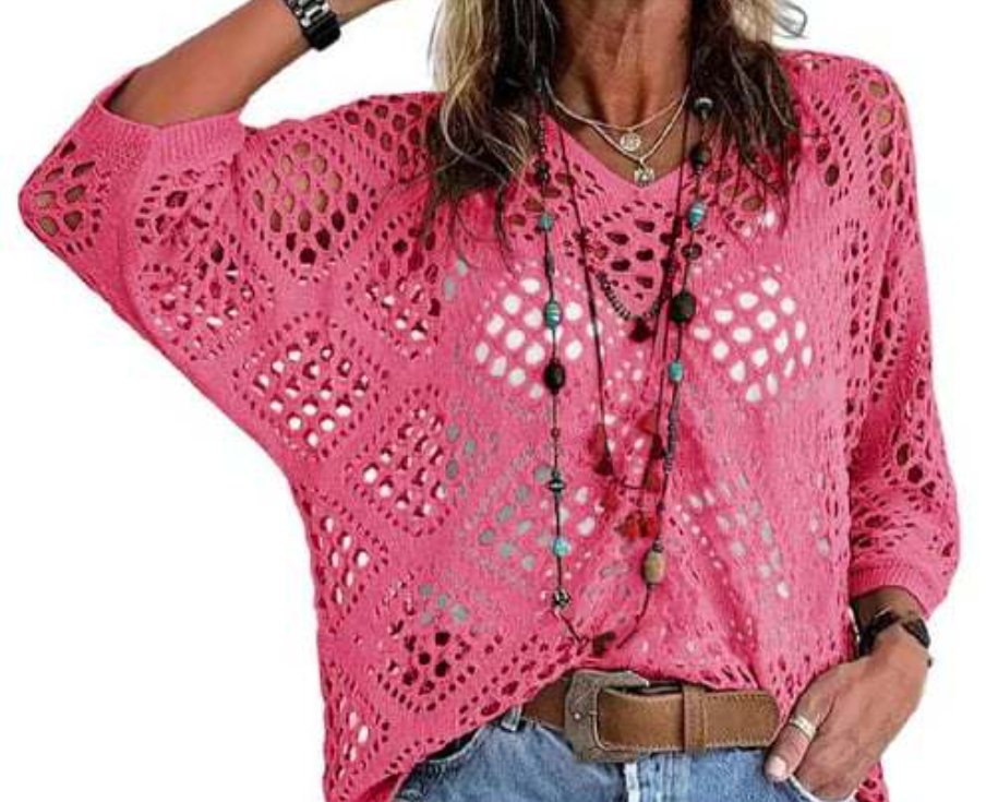 Women's sweater cover-up knitwear