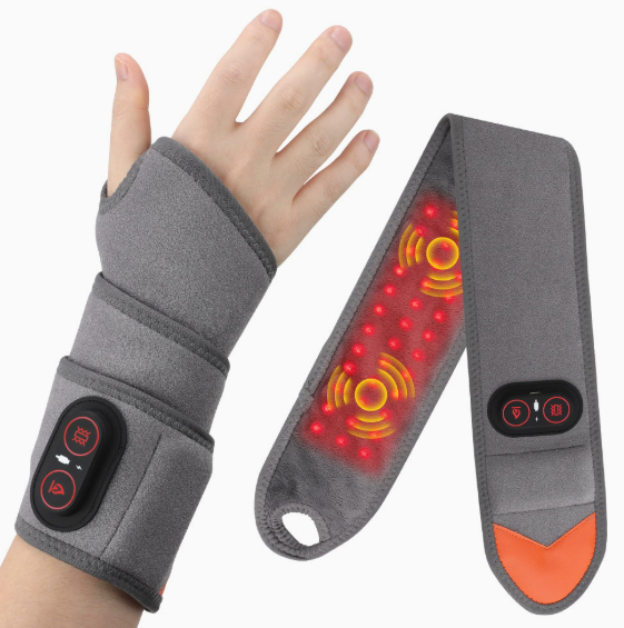 Multifunctional hand red light therapeutic massage