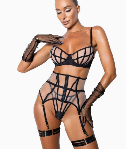 Hollow out backless underwear image