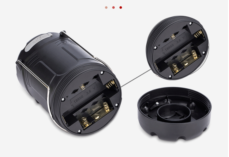 Portable tent light, emergency repair light