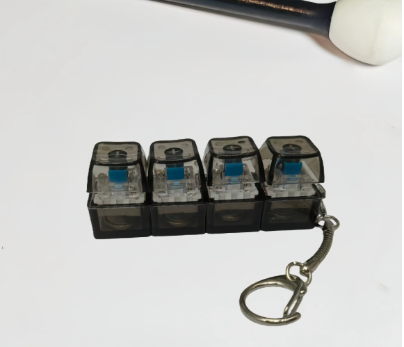 Creative decompression button keychain