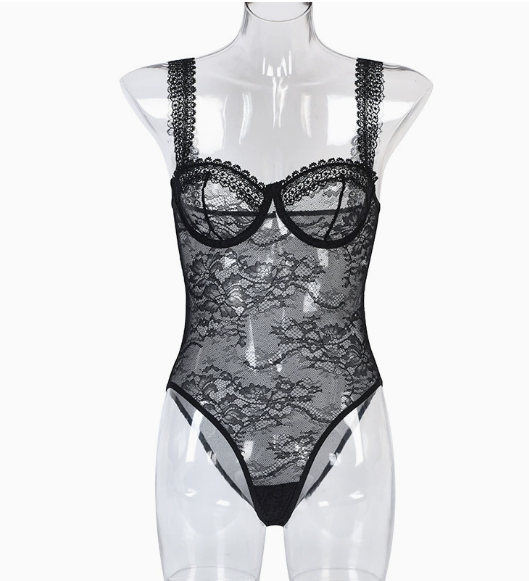 Sexy lingerie jumpsuit image