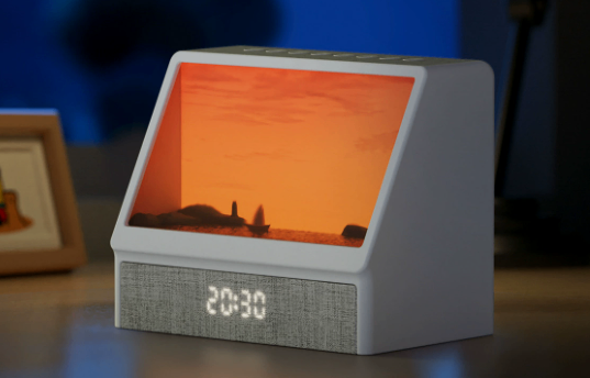 13 lighting modes, sunrise wake-up ambient light, smart timer alarm clock image