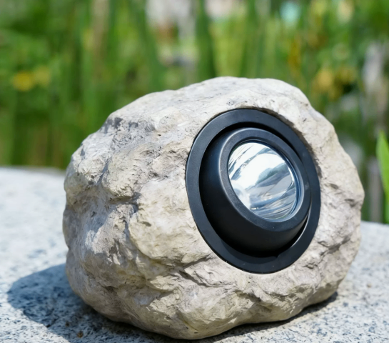 Solar stone lamp, landscape light, outdoor light, courtyard lamp image