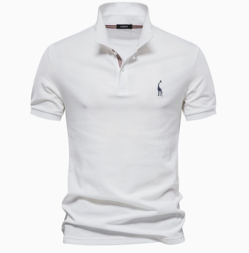 Collar short sleeved top