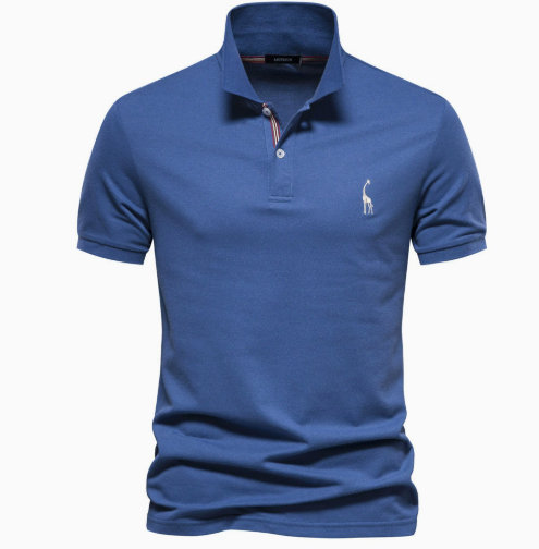 Collar short sleeved top