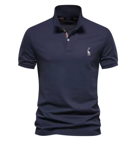 Collar short sleeved top