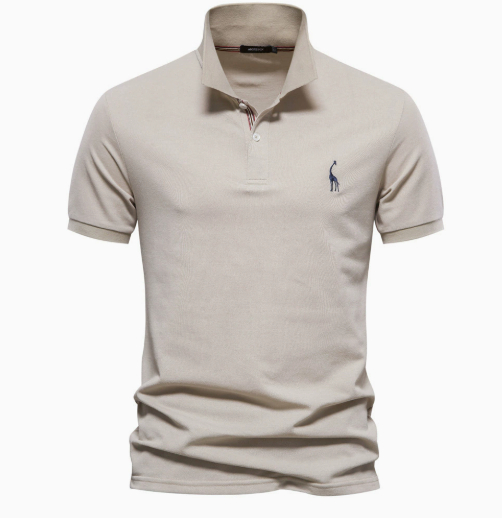 Collar short sleeved top