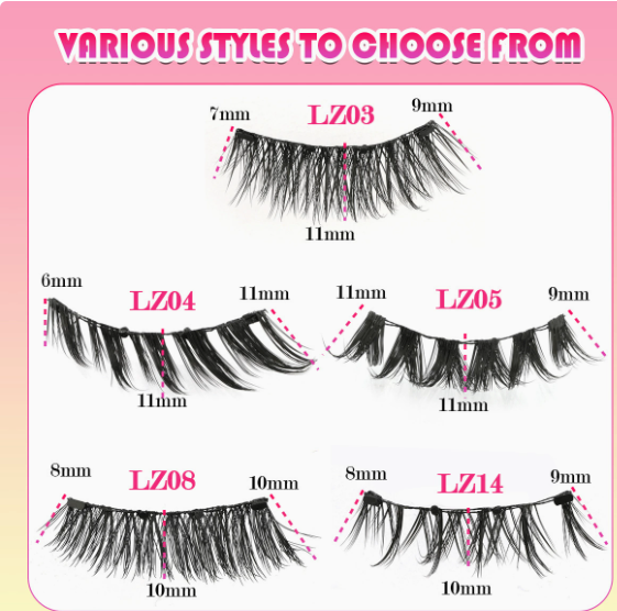New magnetic false eyelashes image