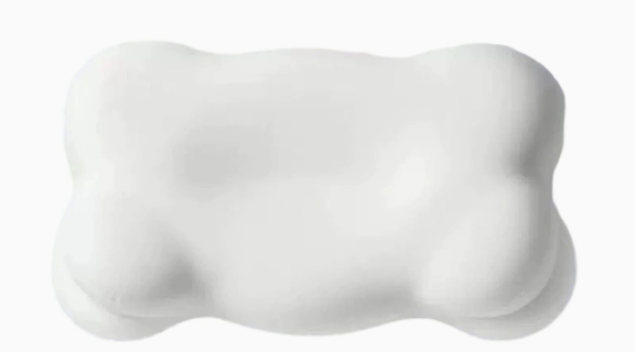 Side sleeping memory pillow core image