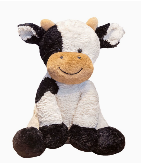 Bean Cow Doll Sitting Cow Plush Toy image