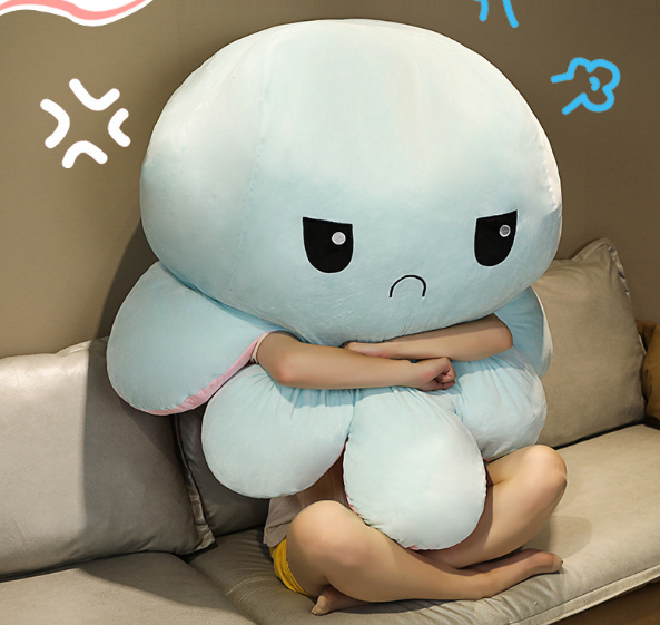 Flip Little Octopus Pillow Doll Plush Toy