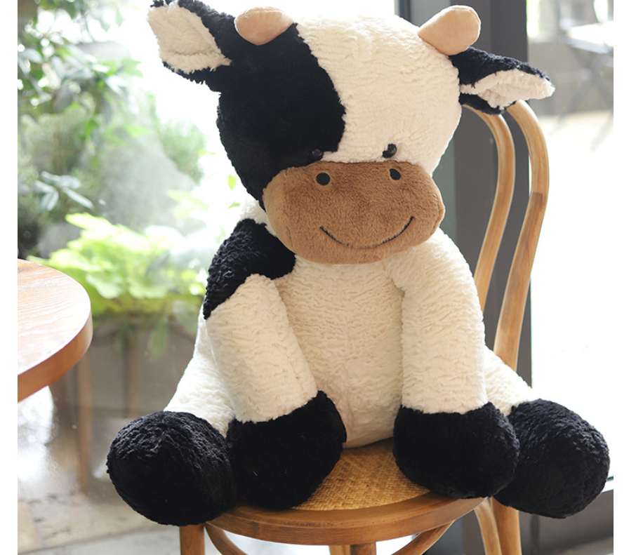 Bean Cow Doll Sitting Cow Plush Toy