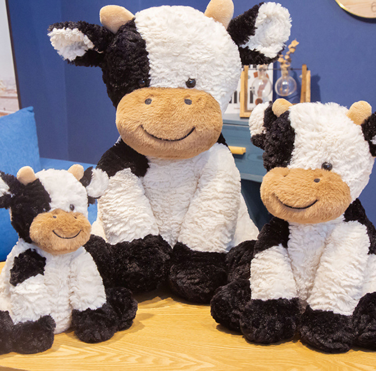 Bean Cow Doll Sitting Cow Plush Toy