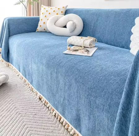 One piece solid color sofa cushion image