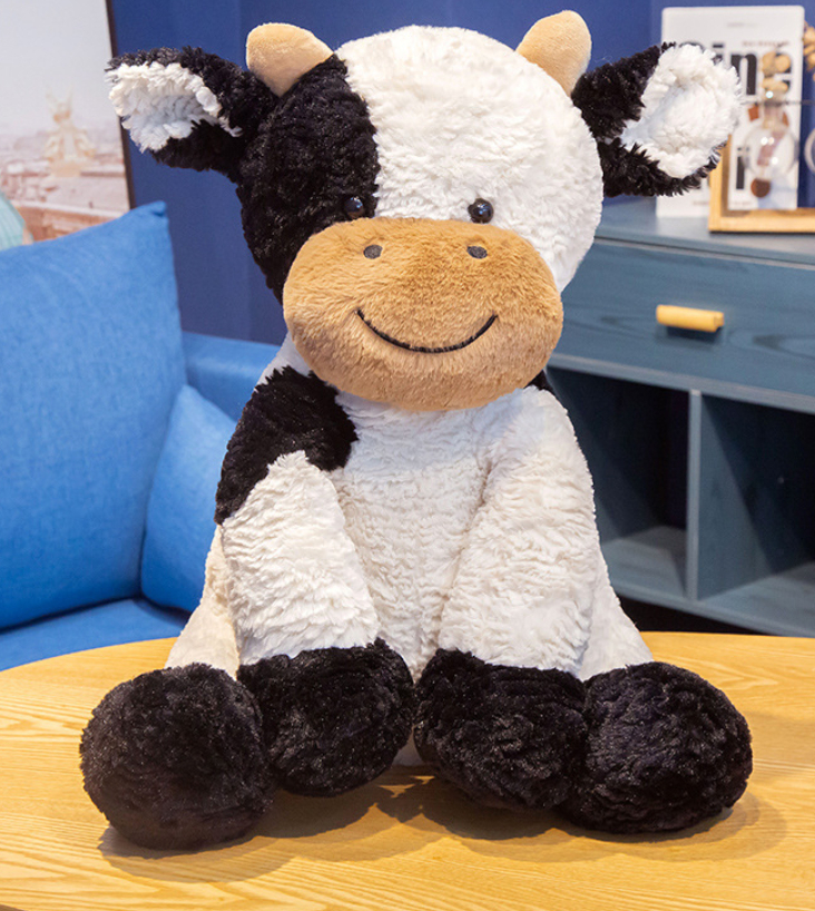 Bean Cow Doll Sitting Cow Plush Toy