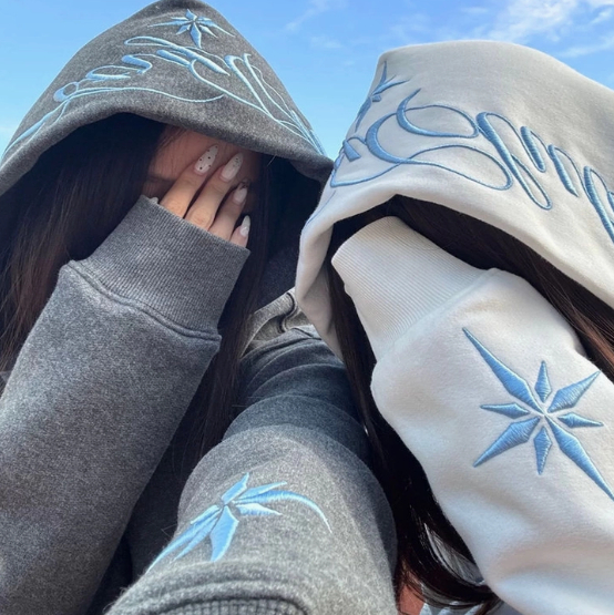 North Star Embroidered Hoodie