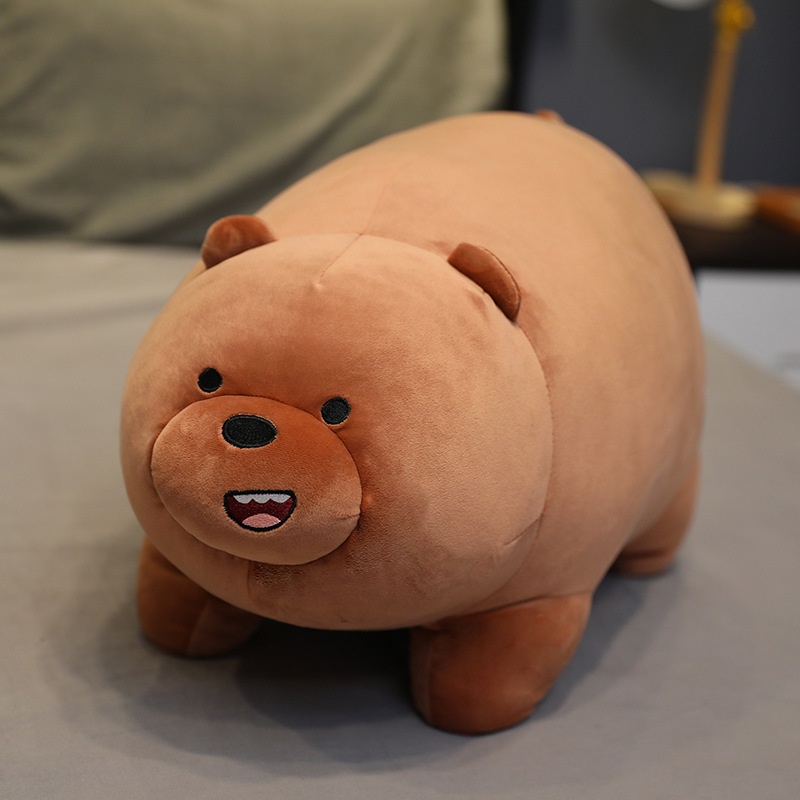 Three naked bear plush toys - our naked bear throw pillows dolls