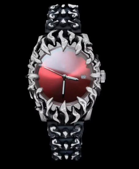 Claw watch Alabaster style retro