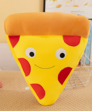Funny french fries burger plush toy pillow