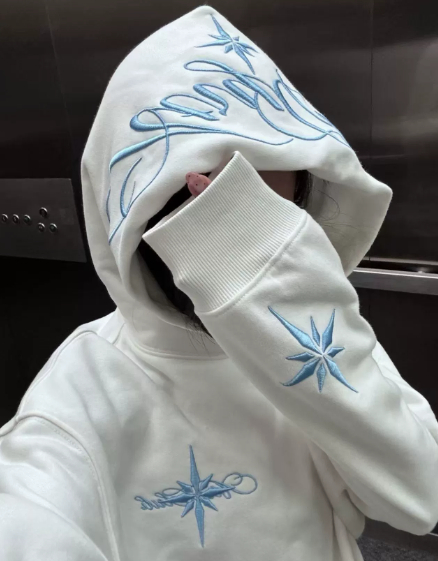 North Star Embroidered Hoodie