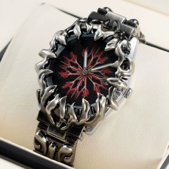 Claw watch Alabaster style retro