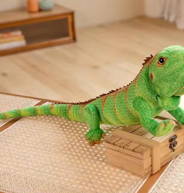 Crawling Pet Doll Simulation Lizard Plush Toy Home Decoration Mane Lizard Doll