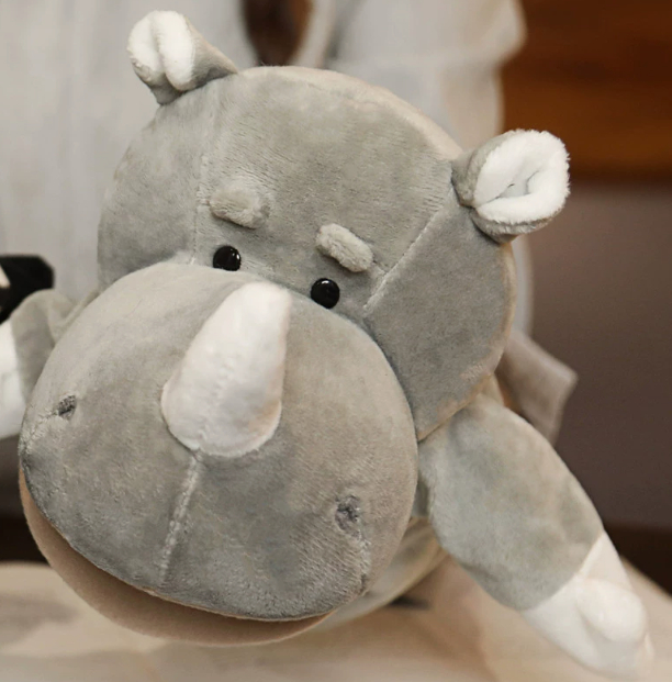 A variety of plush animal hand puppets
