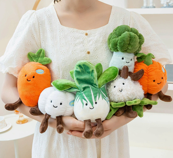 Simulated ecological vegetable figurine
