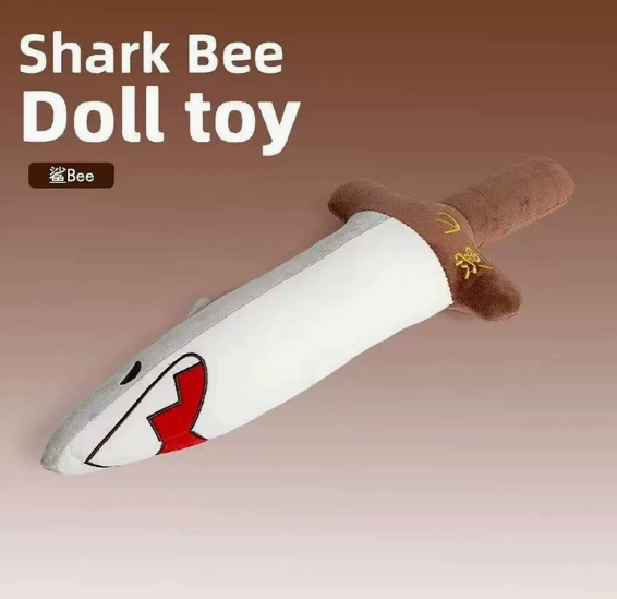 Cute and Simple Plush Shark Toy