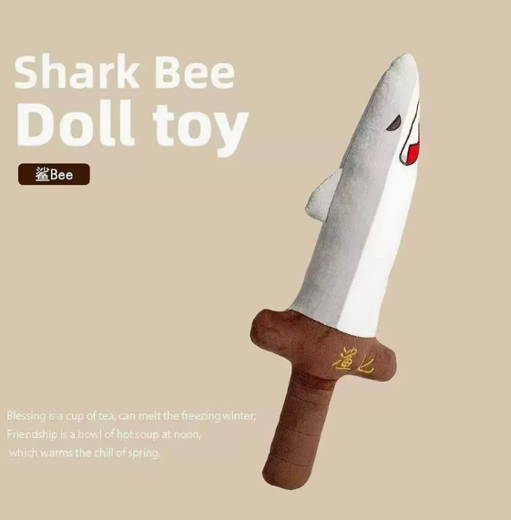Cute and Simple Plush Shark Toy
