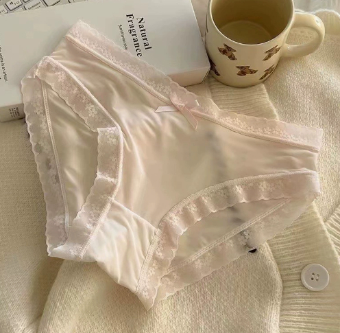 Ice silk pure cotton triangle pants for women
