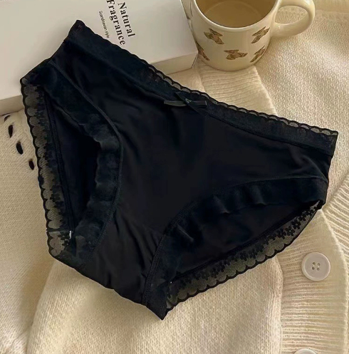 Ice silk pure cotton triangle pants for women