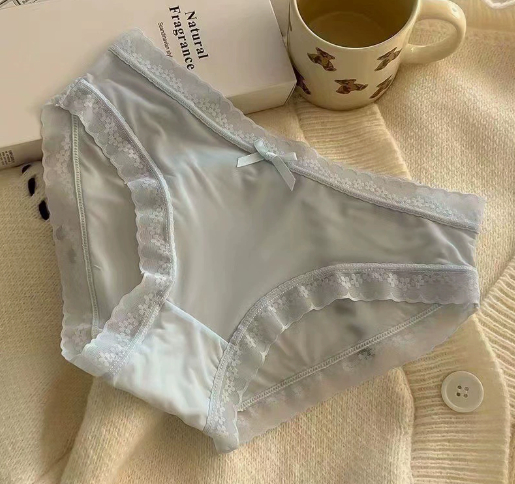 Ice silk pure cotton triangle pants for women