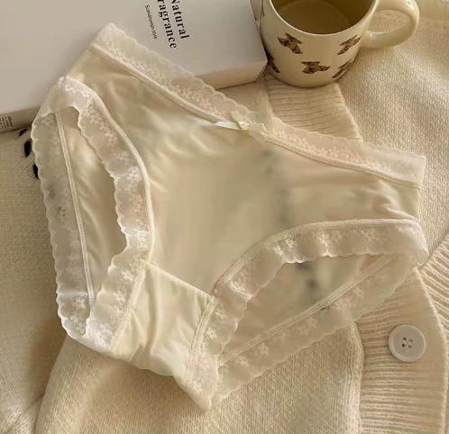 Ice silk pure cotton triangle pants for women