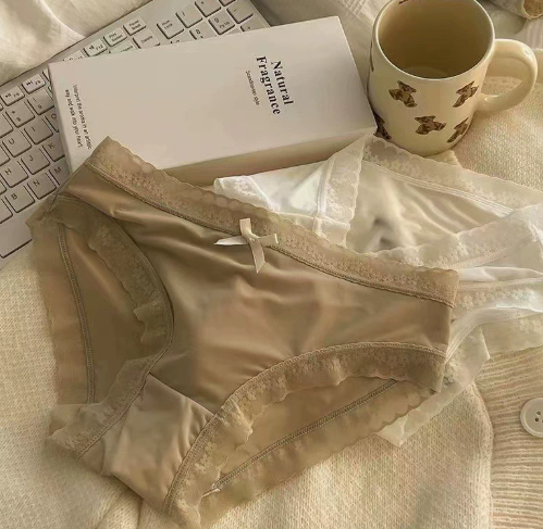 Ice silk pure cotton triangle pants for women